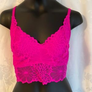 PINK by VS cup lined drops at bodice adj straps pulls over head Sz M